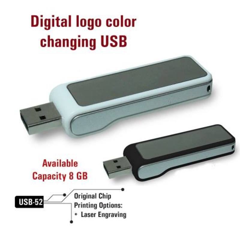 Colour Changing Logo USB Flash Drives 108